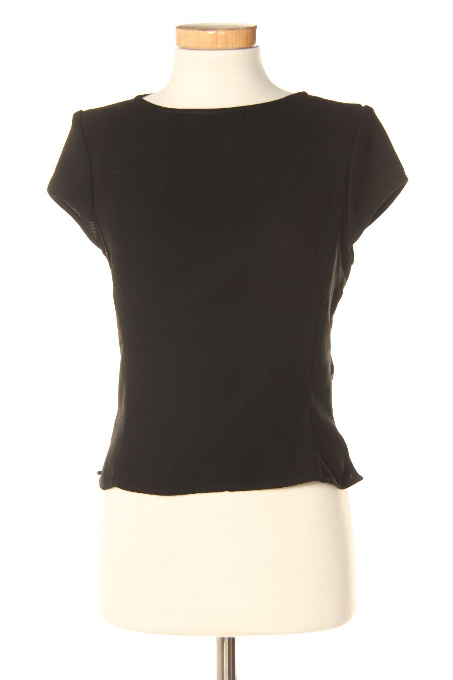 Blouse à manches courtes Fórmula Joven de la taille S, de couleur noir