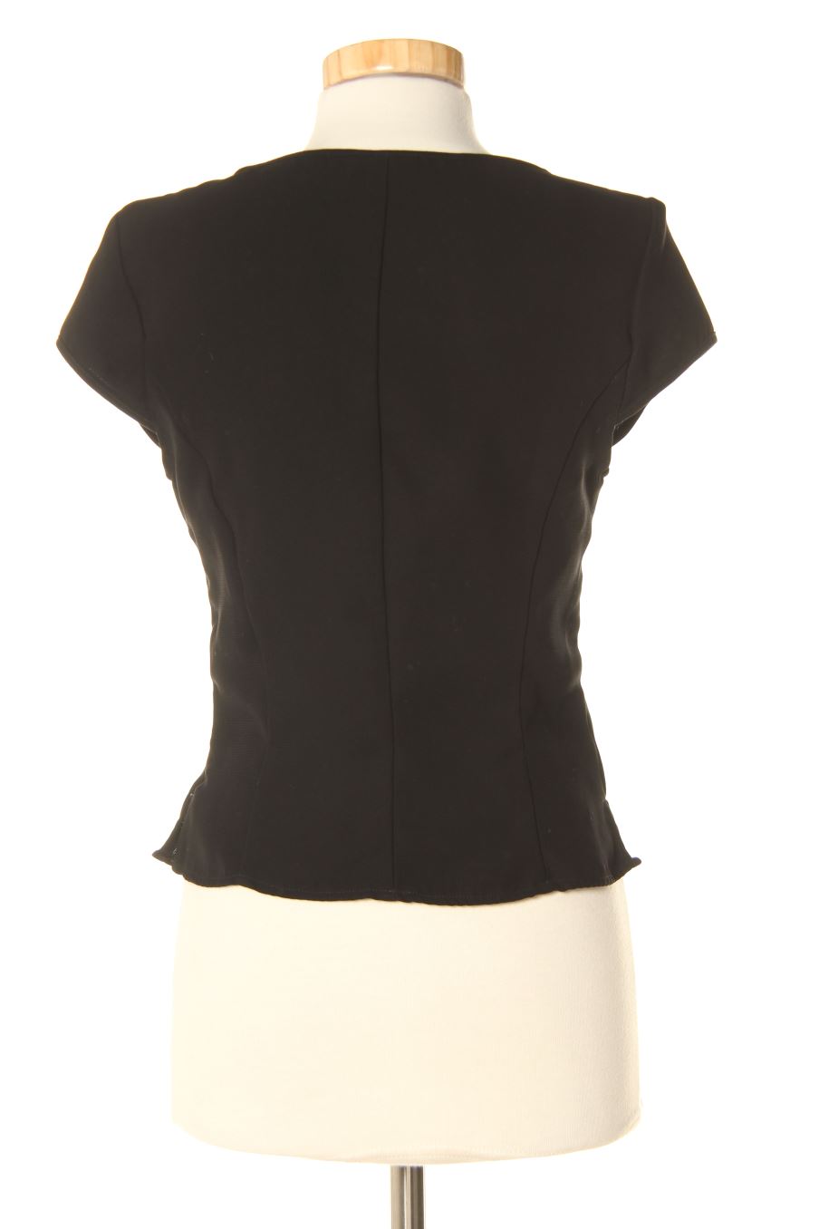 Blouse à manches courtes Fórmula Joven de la taille S, de couleur noir