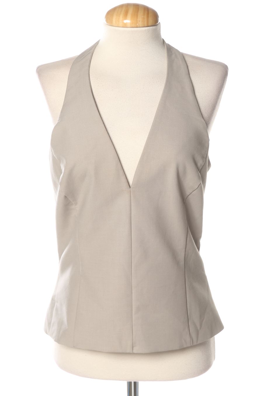 Top de Zara de la talla L, de color grigio