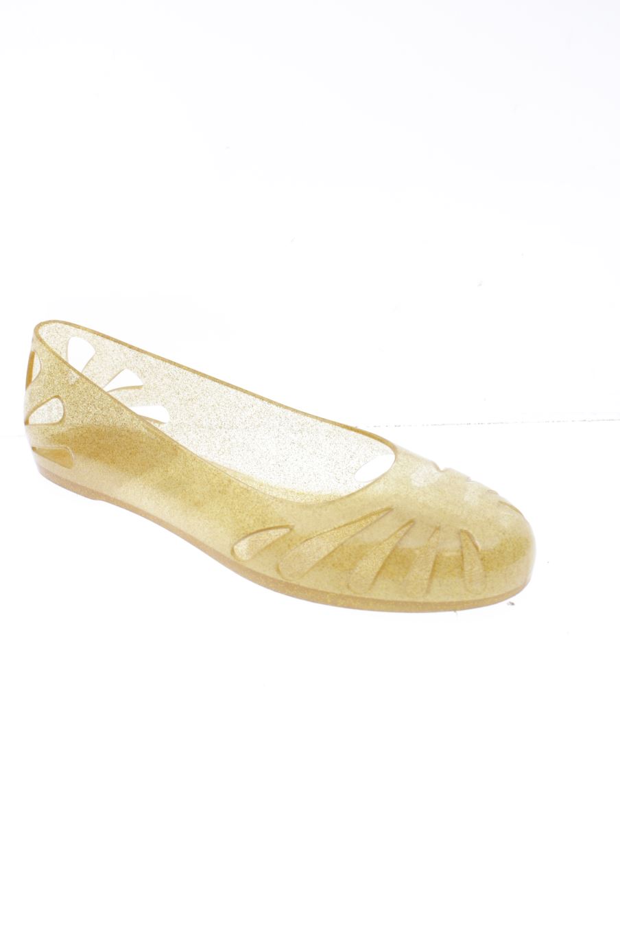 Chanclas de Mango de la talla 40, de color mostaza de