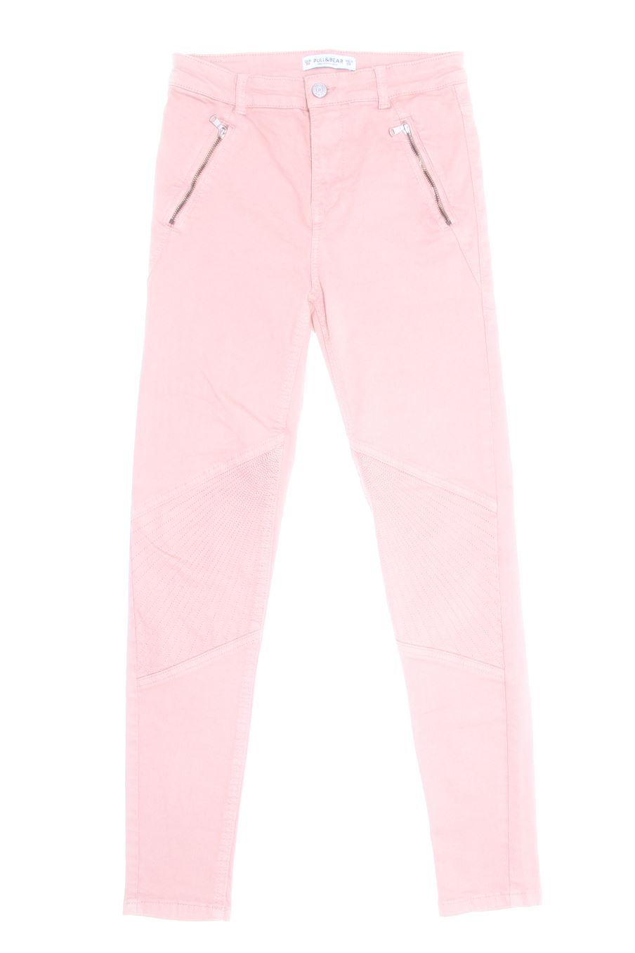 Jeans Pull & Bear de la taille 36, de couleur rose de denim