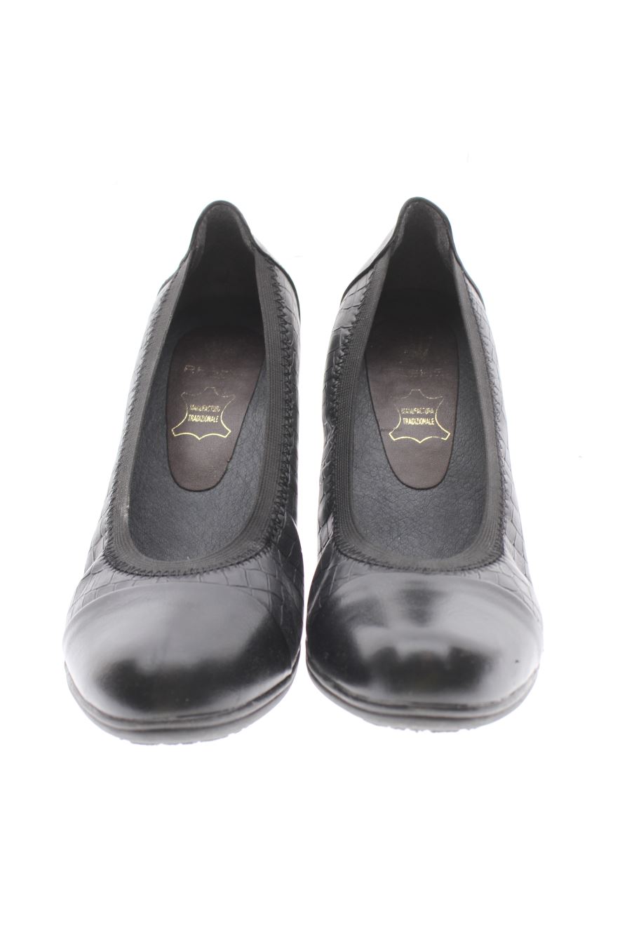 Zapatos de tacon de V&D de la talla 38, de color negro de