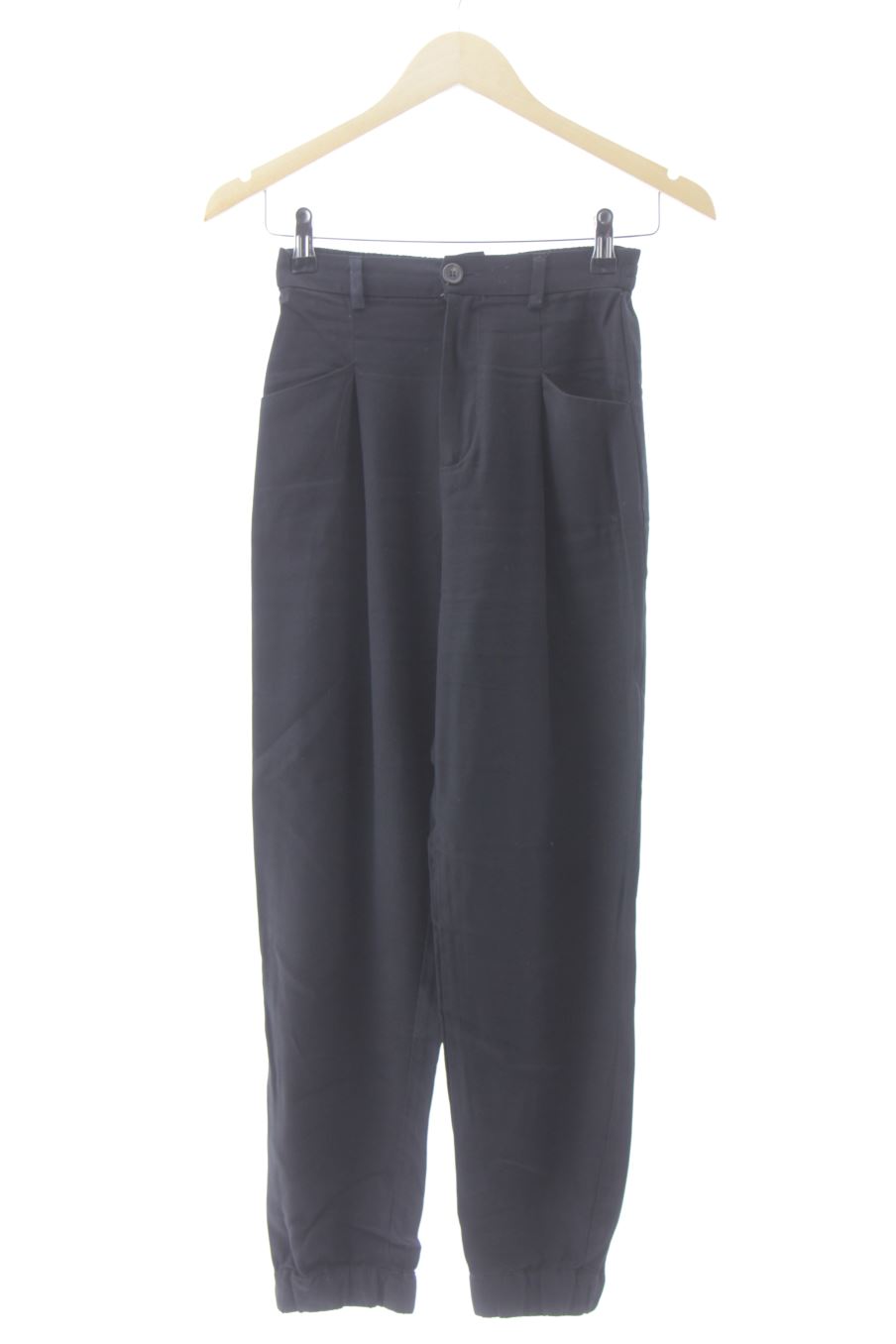 Pantalon Casual Pull & Bear de la taille S, de couleur noir