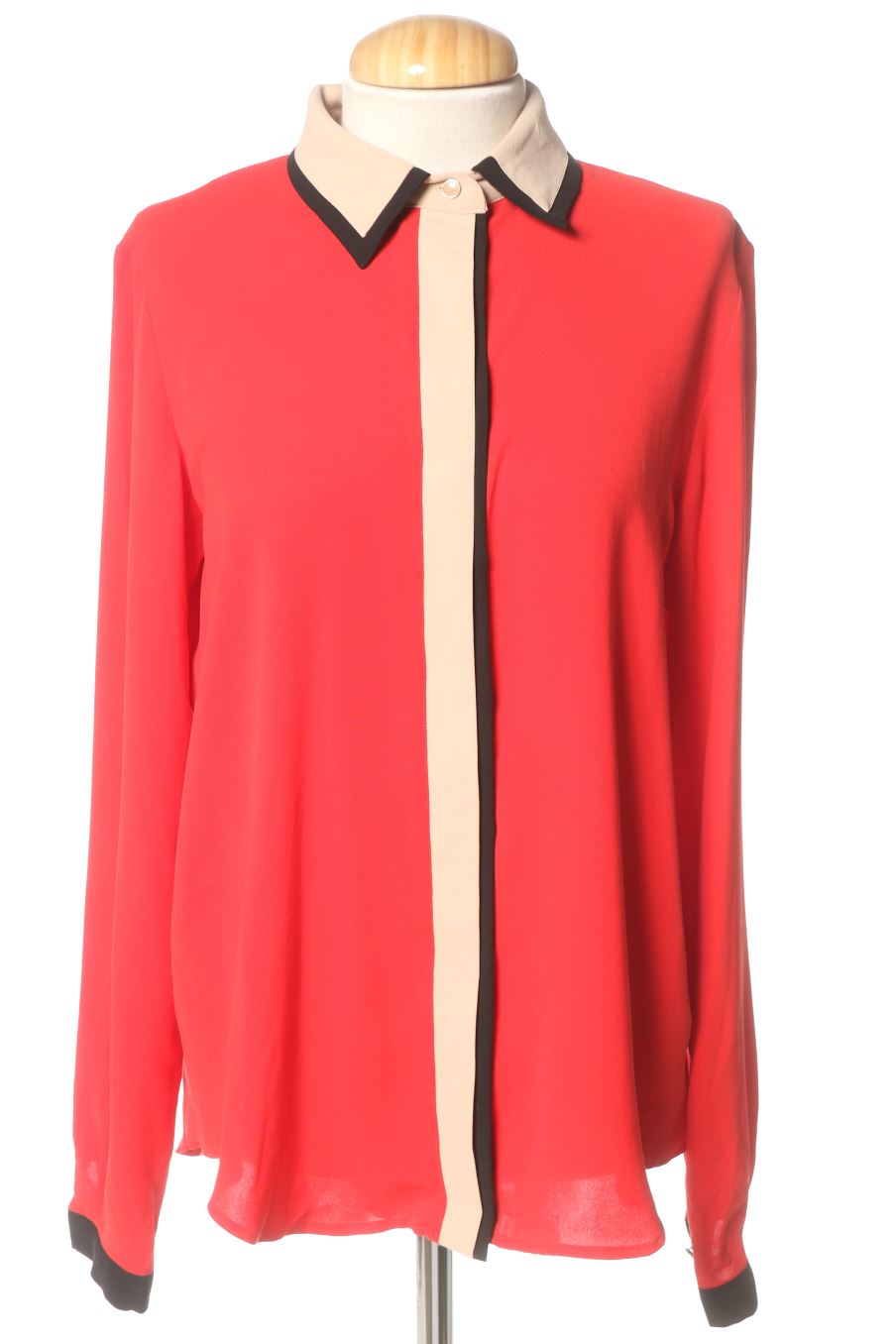 Camisa de Dolores Promesas de la talla 42, de color rojo