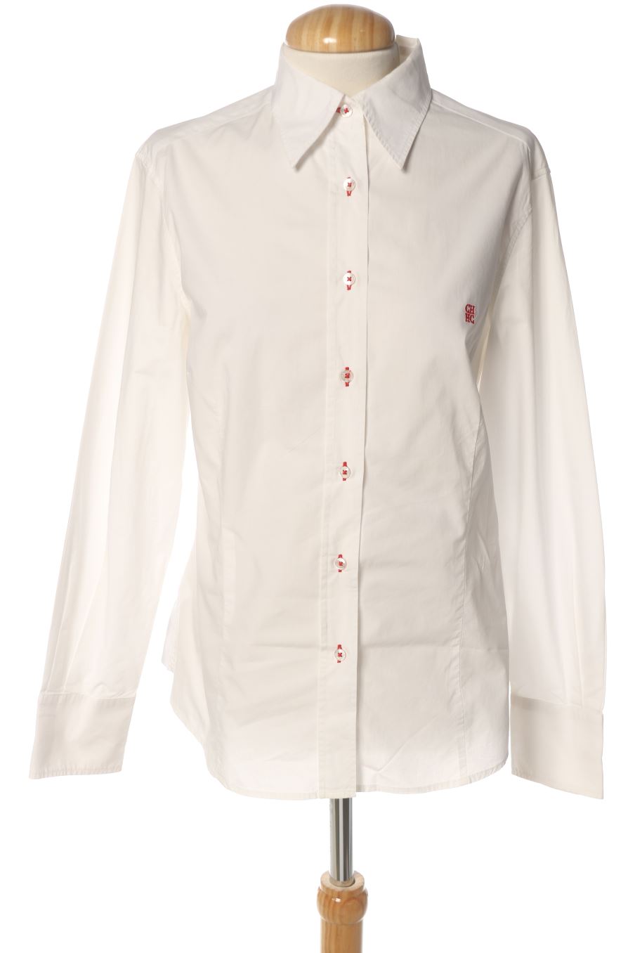 Camisa de Carolina Herrera de la talla M, de color blanco