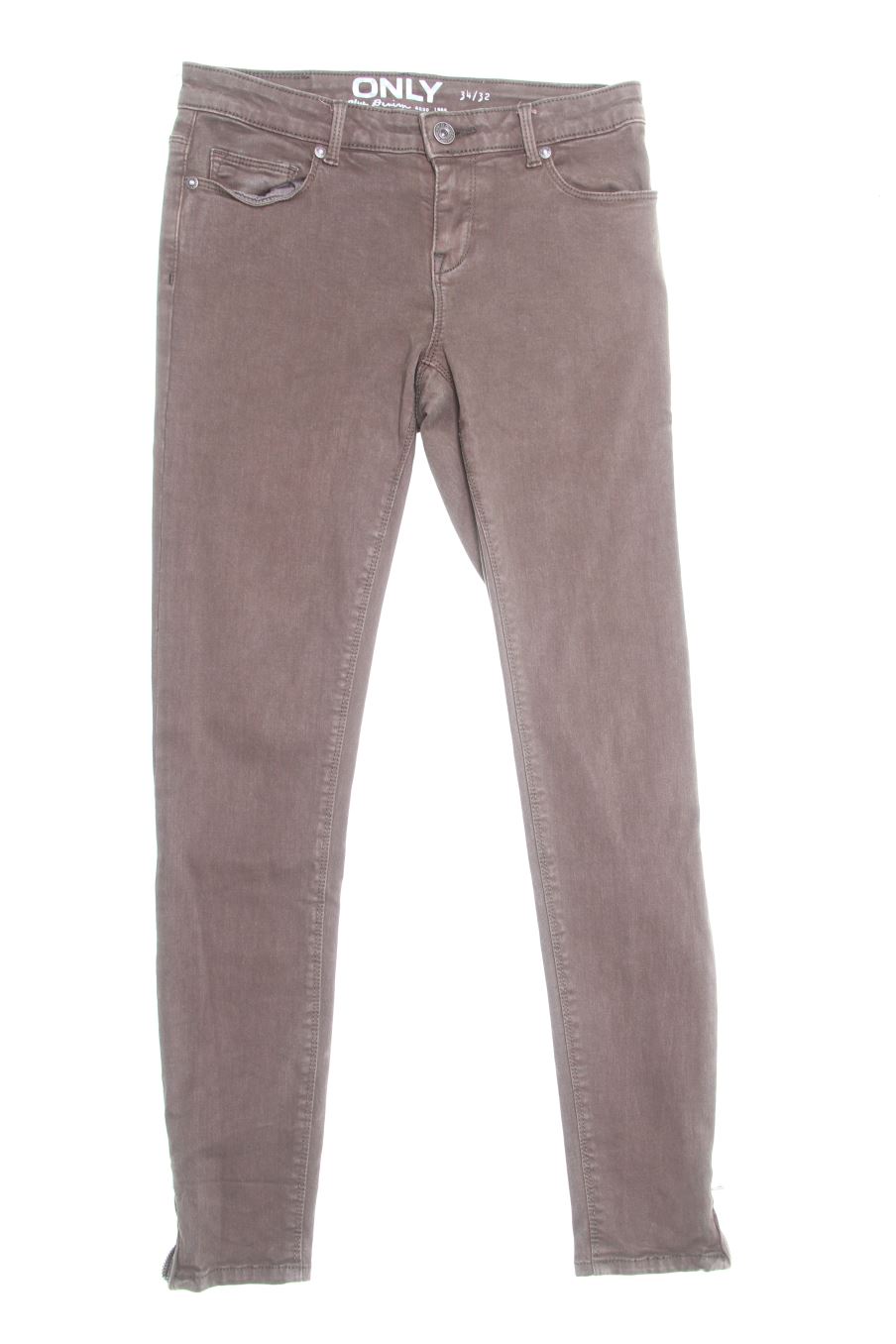 Jeans Only de la taille 34, de couleur marron de denim