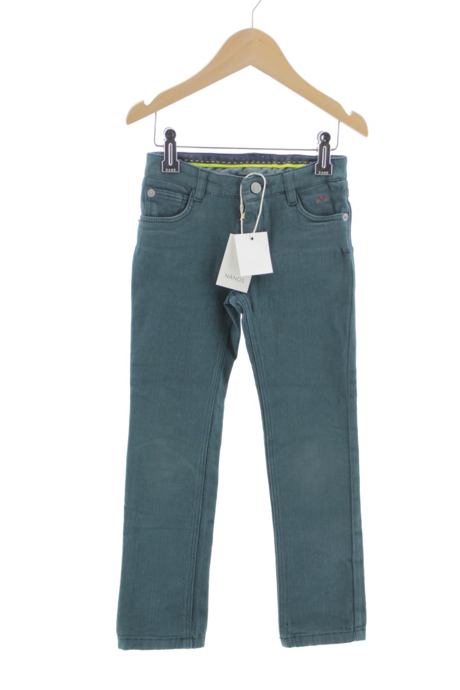 Jeans Nanos de la taille 4 ans de denim avec une étiquette