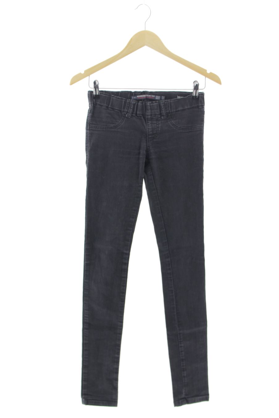 Vaquero de Zara de la talla 34, de color negro de ropa vaquera