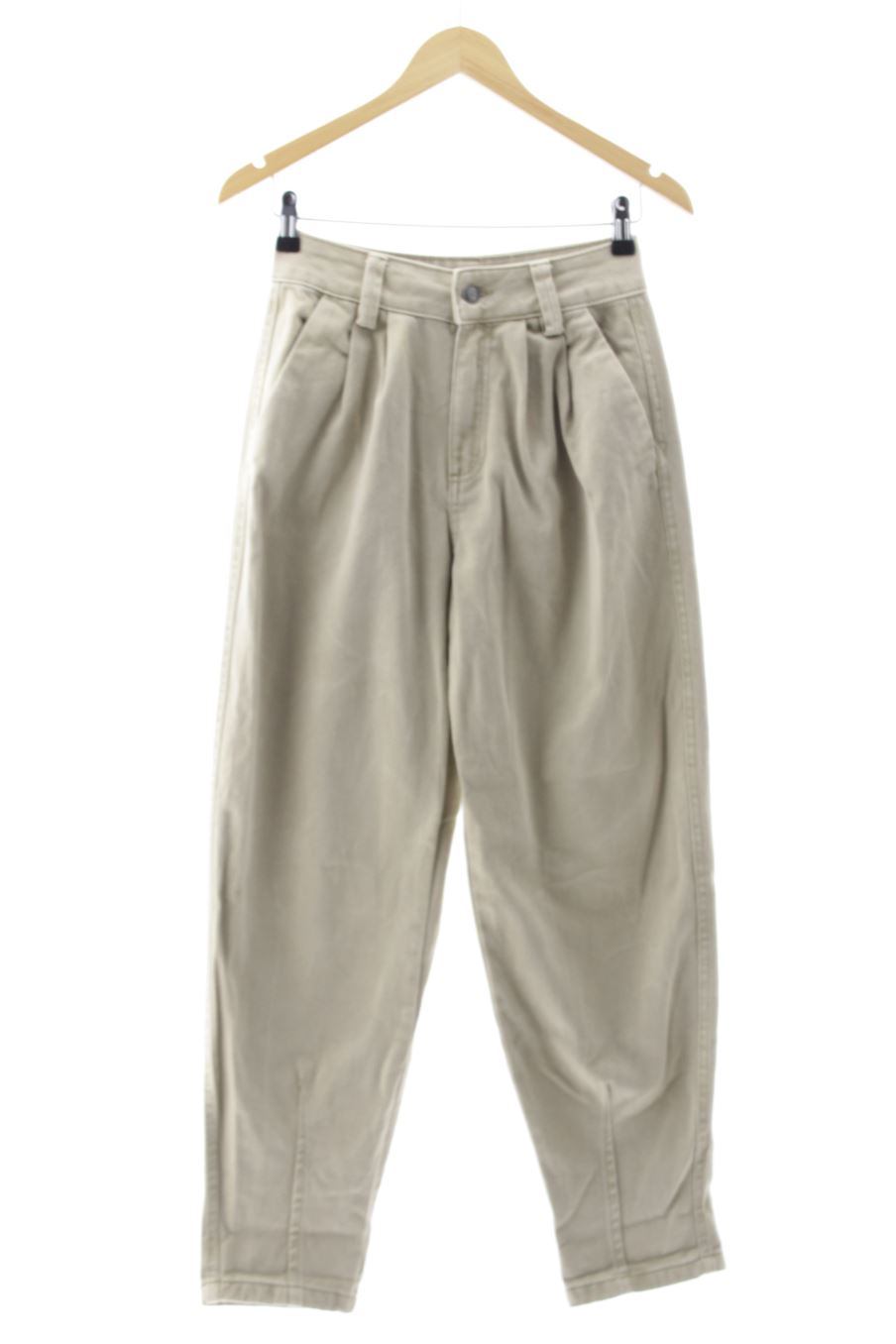 Jeans Bershka de la taille 34, de couleur beige de denim