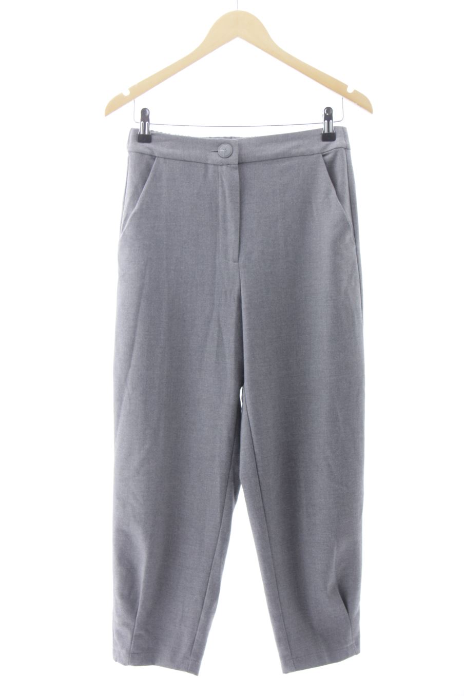 Pantalón de Zara de la talla XS, de color gris