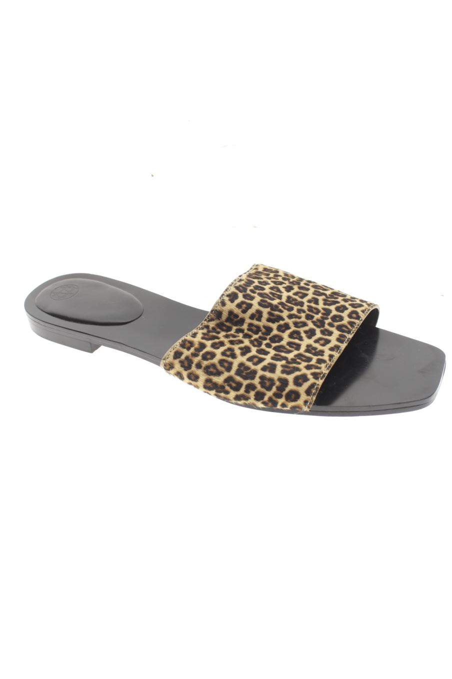 Sandalias planas de Massimo Dutti de la talla 38, de color animal print de