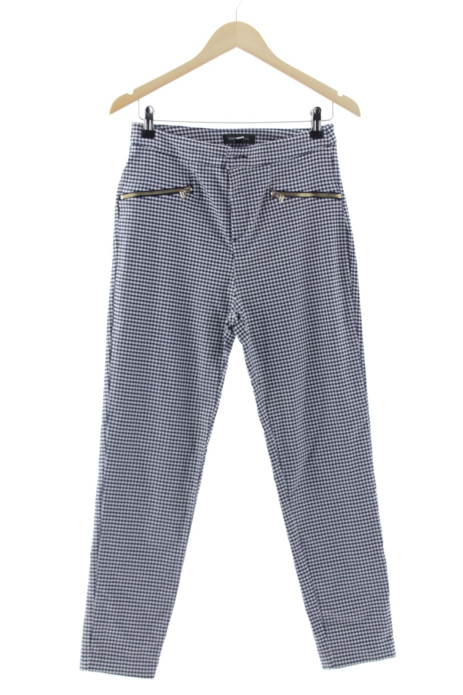 Pantalón de Cortefiel de la talla 40, de color cuadros de ropa vaquera