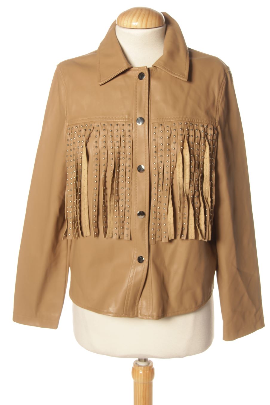 Blouson Drole de copine de la taille S, de couleur marron de synthétique