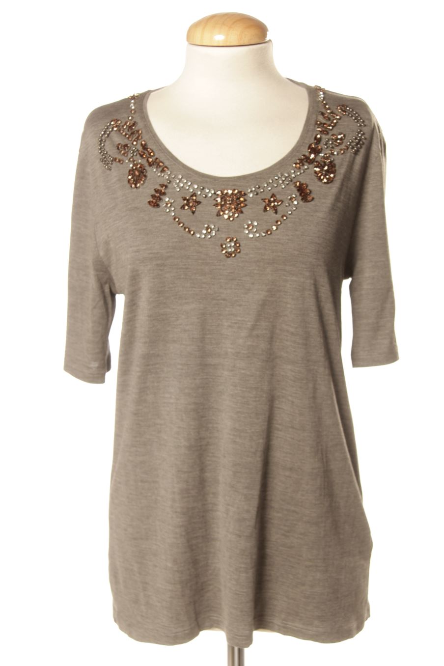 T-shirt Gerard Darel de la taille L, de couleur gris
