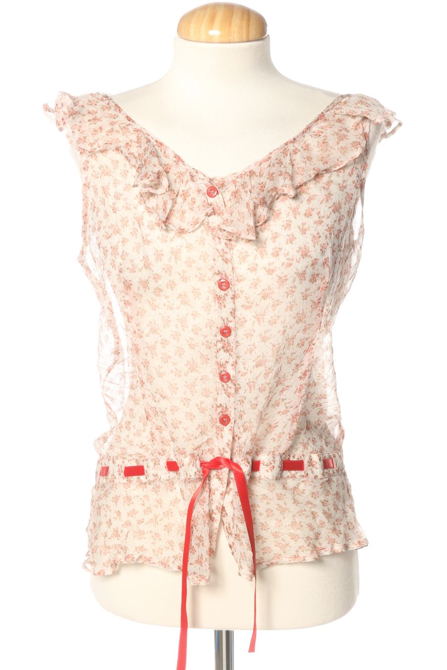 Blouse à manches courtes CRMJ de la taille M, de couleur fleurs de soie