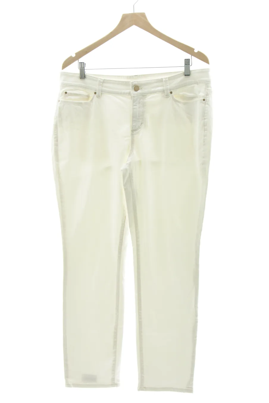 Jeans Ann Taylor de la taille 46, de couleur blanc