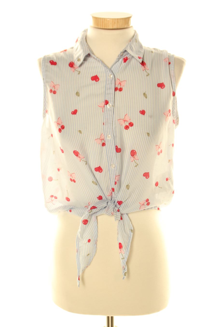 Camisa sin mangas de FB sister de la talla XS, de color rayas