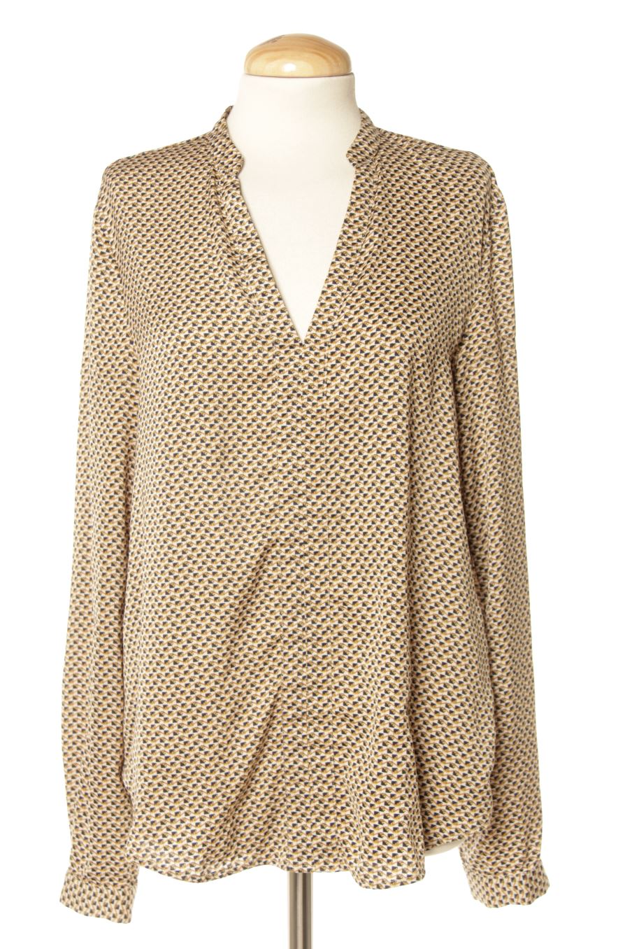 Langärmelige Bluse von Promod Größe S, Farbe Aufdruck, für
