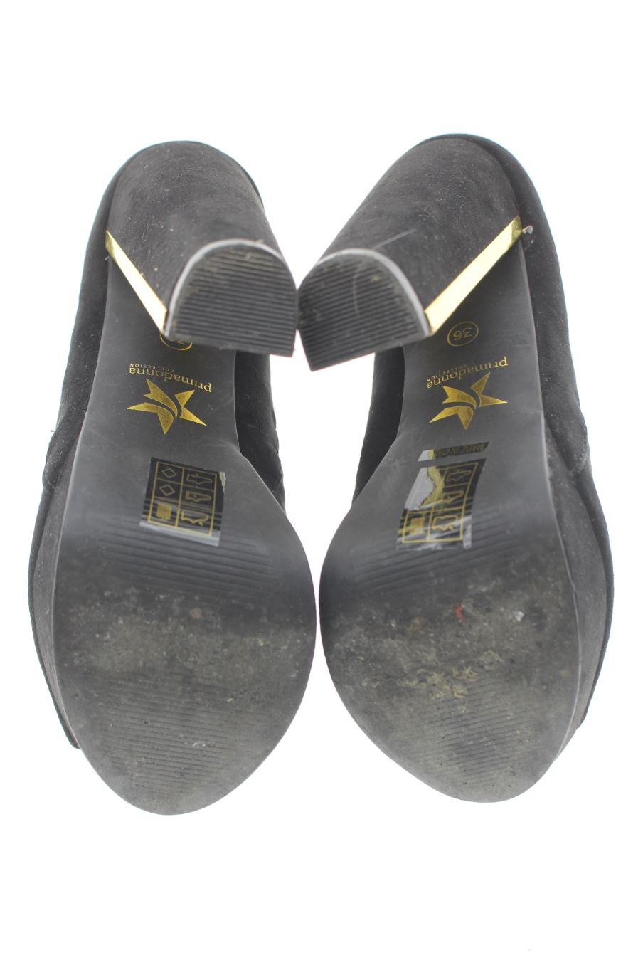 Zapatos de tacon de Primadonna de la talla 36, de color negro de