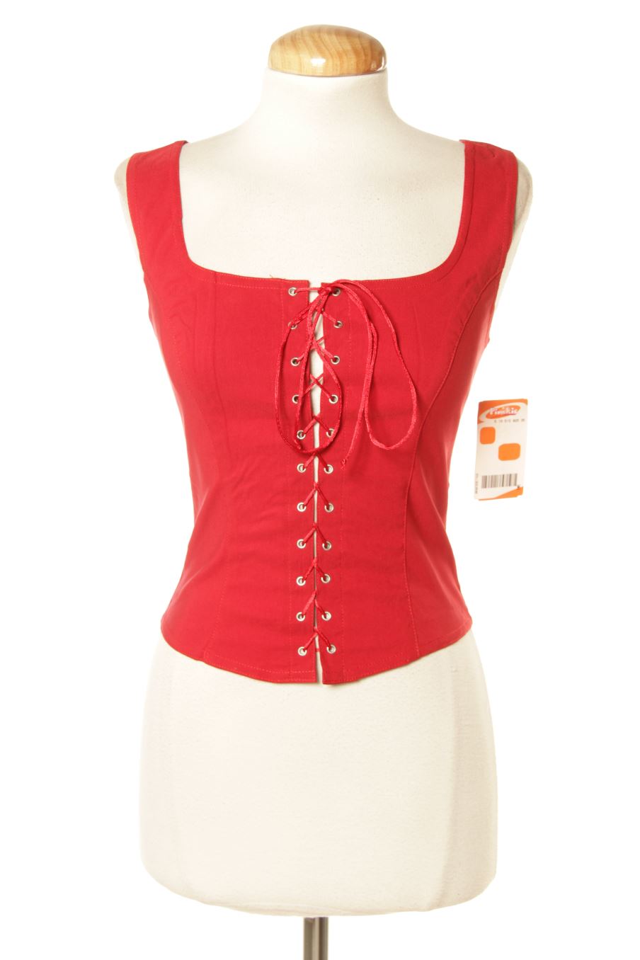Aufwändiges Top von Pimkie Größe 38, Farbe Rot, für