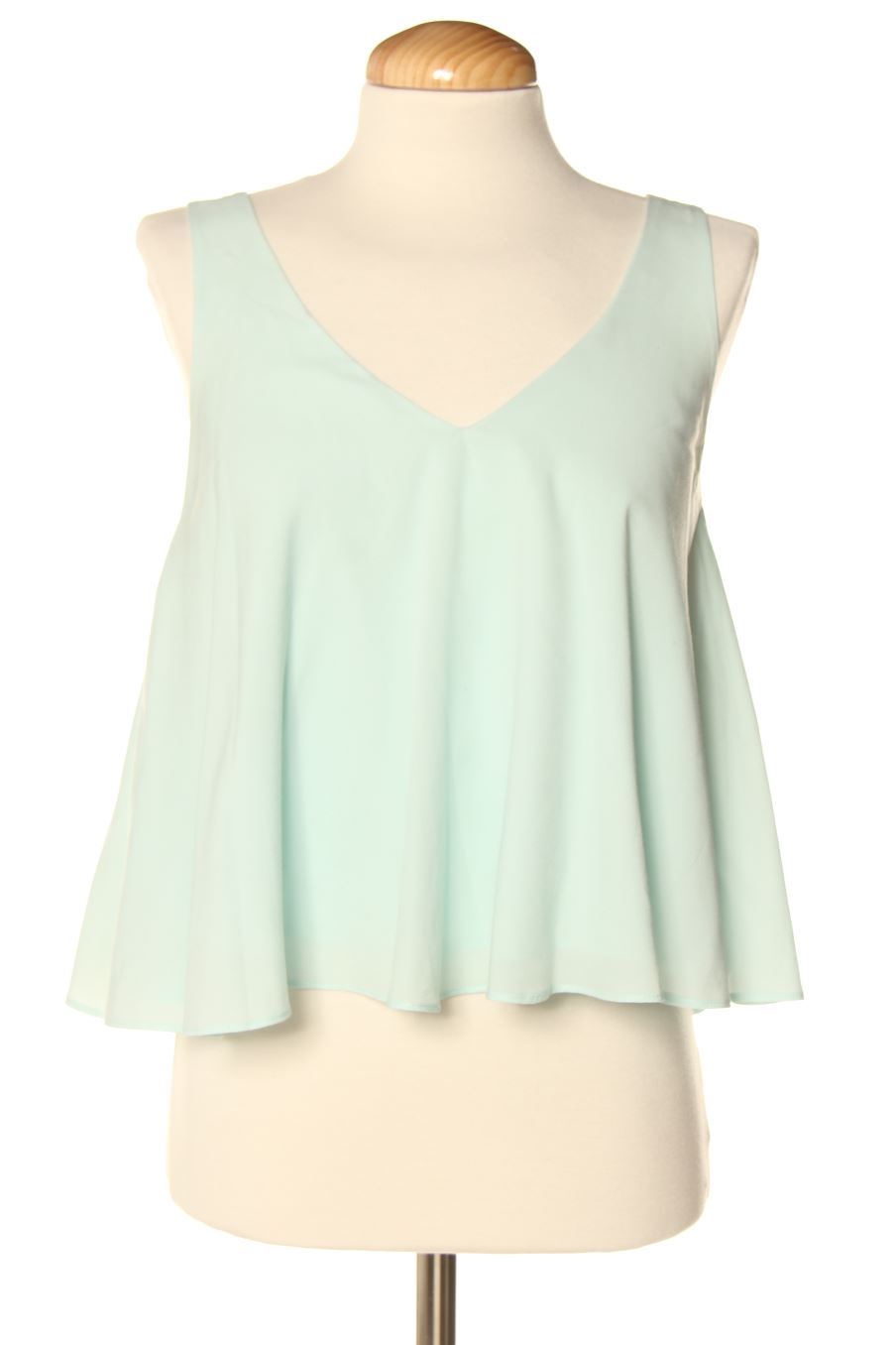 Top de Trafaluc de la talla XS, de color azul