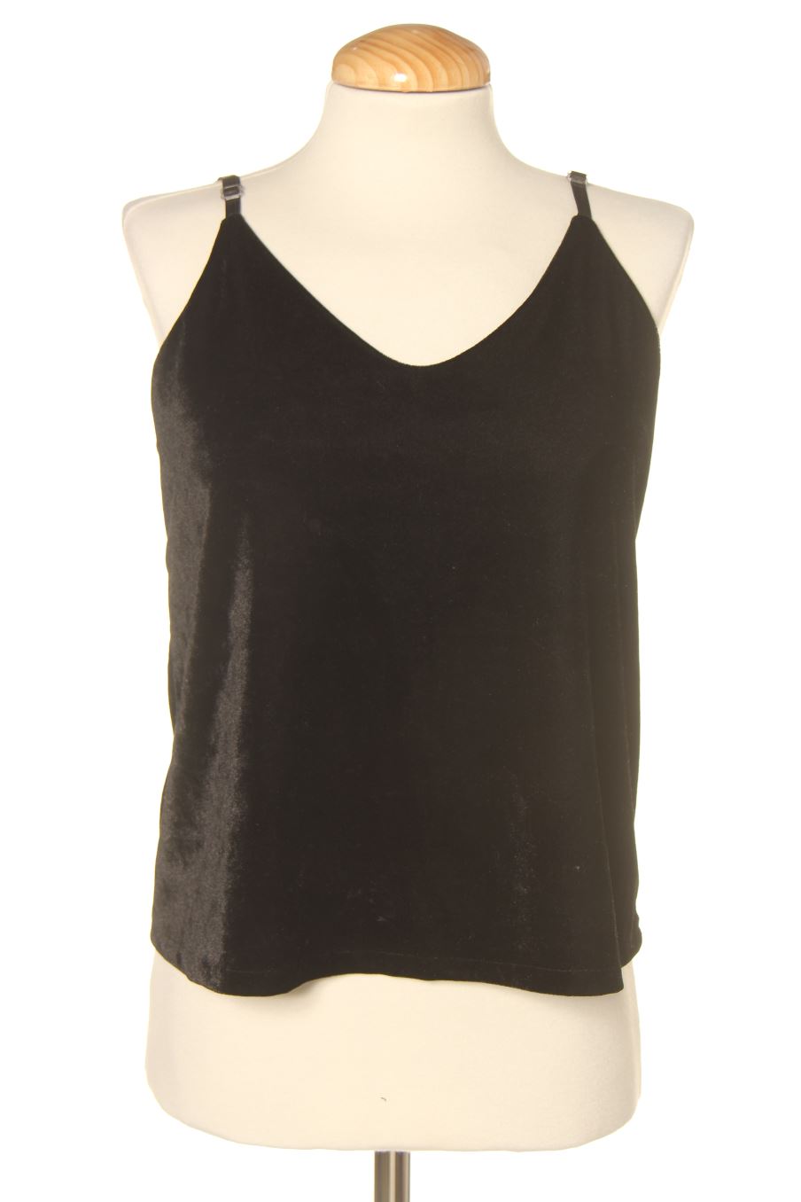 Top Mulaya de la taille S, de couleur noir de velours