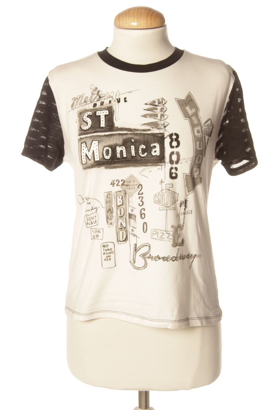 T-Shirt von Desigual Größe M, Farbe Weiss, für