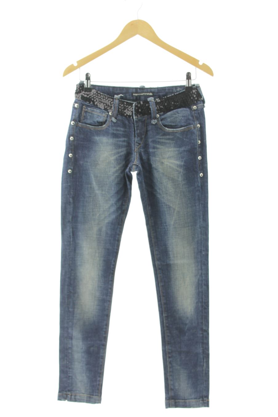 Jeans Fornarina de la taille 36, de couleur bleu de denim