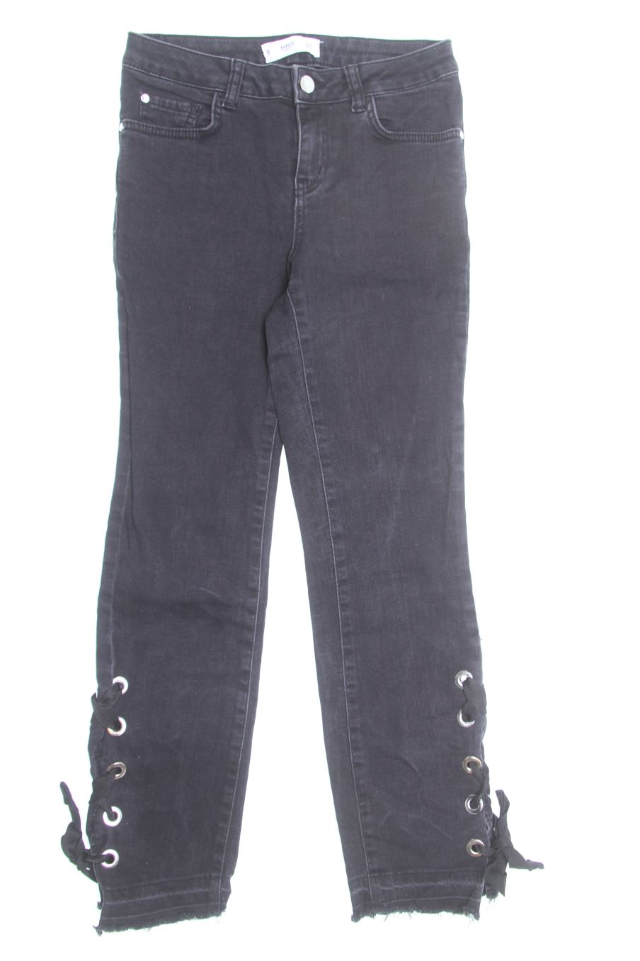 Jeans Mango de la taille 34, de couleur noir de denim