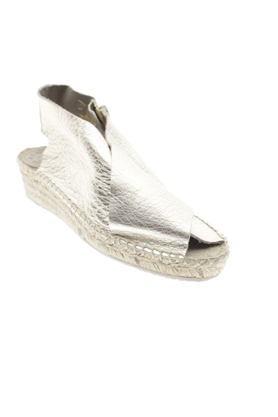Sandalias tacon de BIMBA Y LOLA de la talla 37, de color dorado de
