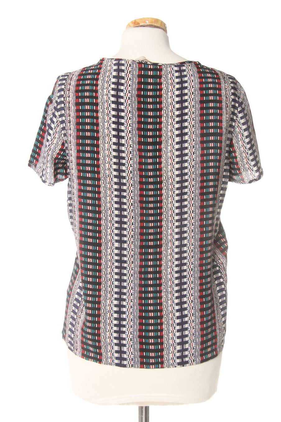 Blouse à manches courtes Maje de la taille S, de couleur rayures