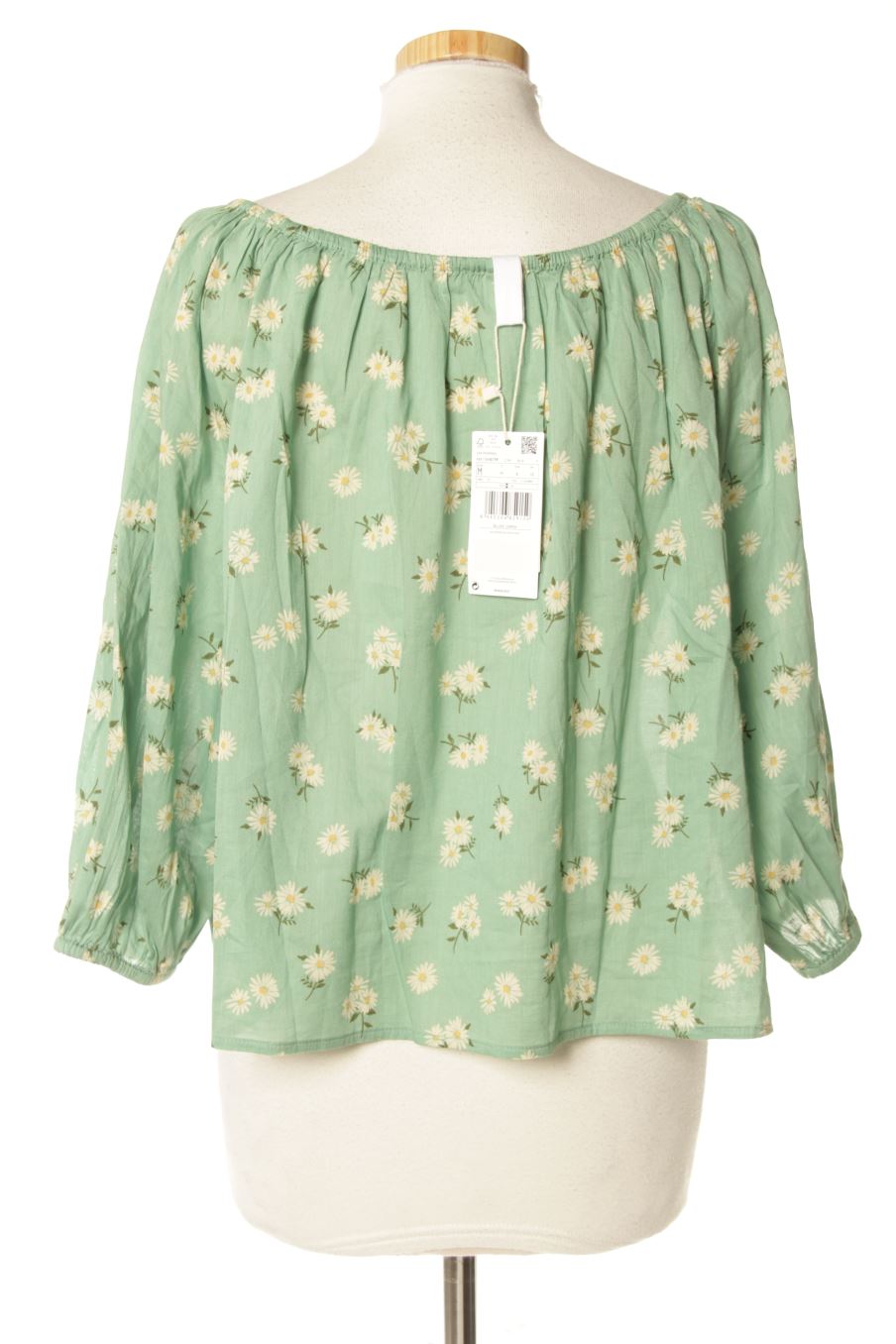 Blusa de manga larga de Mng de la talla M, de color flores