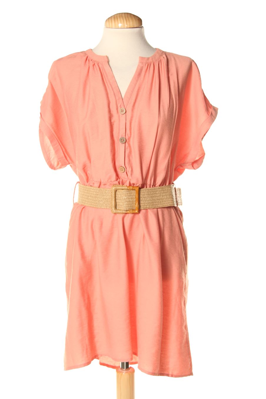 Vestido casual de Cortefiel de la talla M, de color rosa