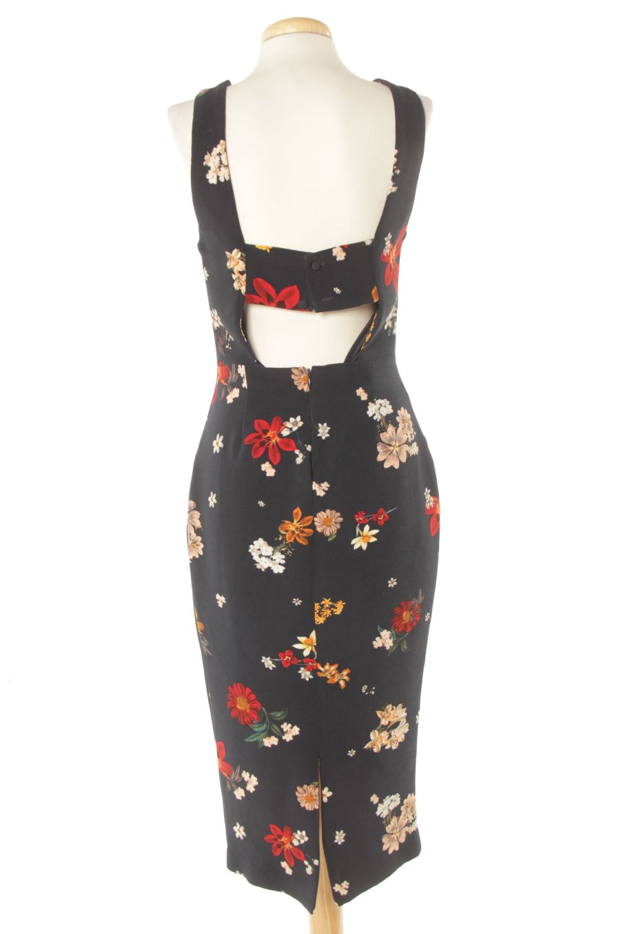 Vestido casual de Zara de la talla S, de color flores