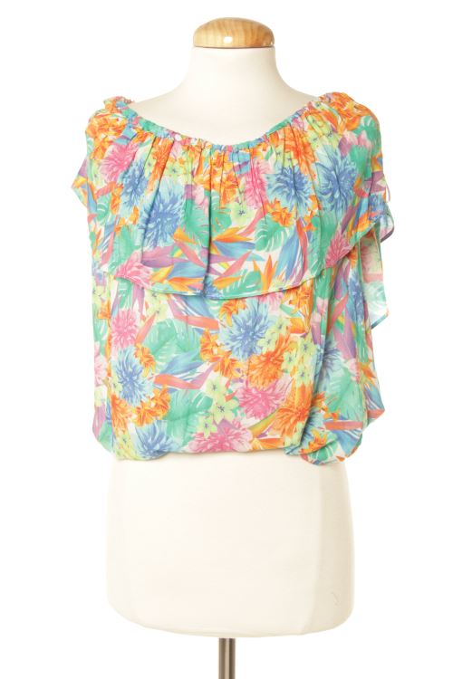 Blusa a maniche corte