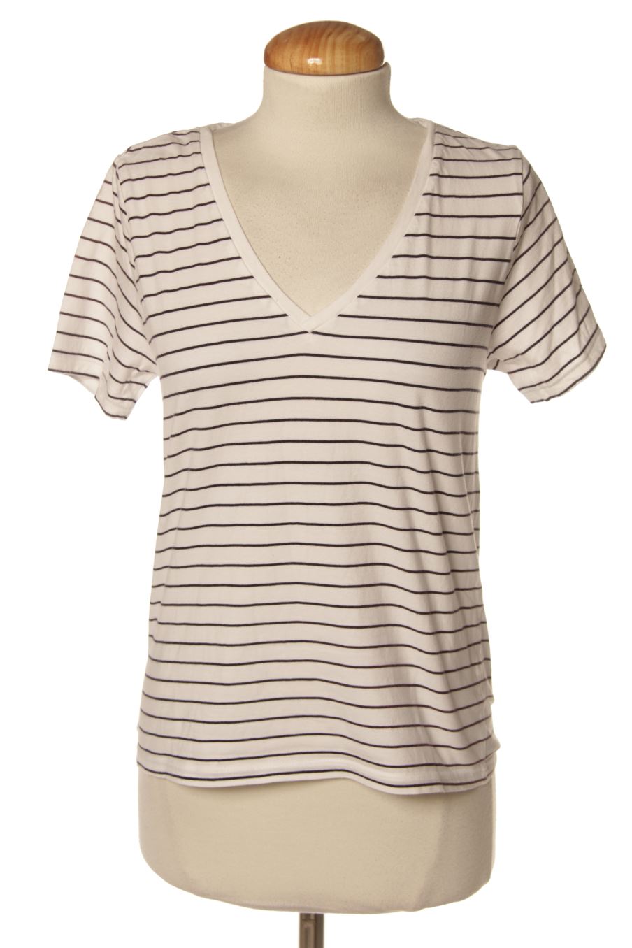 T-shirt Stradivarius de la taille XS, de couleur rayures