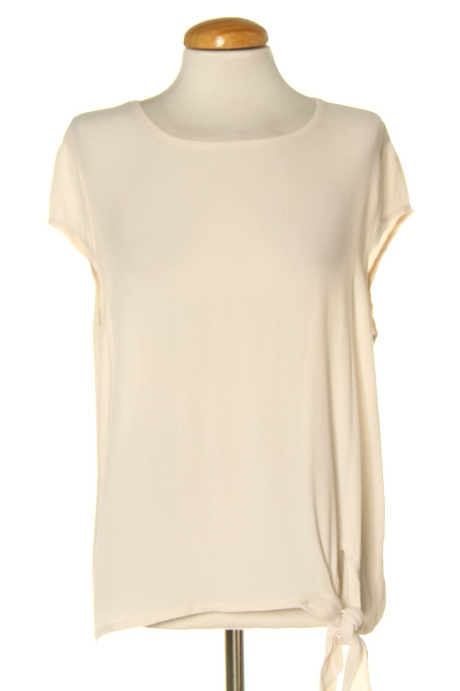 Blouse à manches courtes Made in italy de la taille M, de couleur blanc