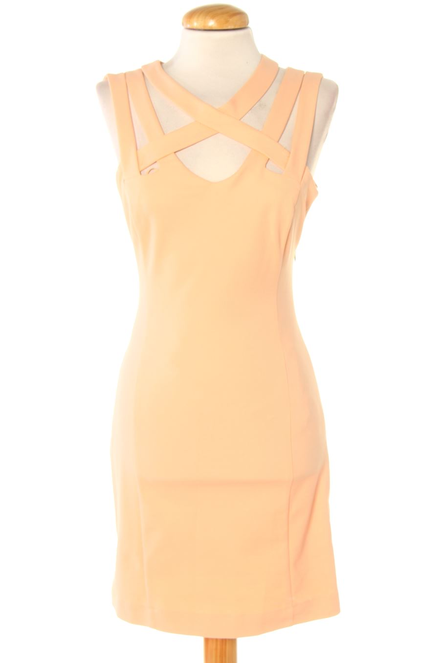 Robe casual MANGO SuiT de la taille XS, de couleur orange