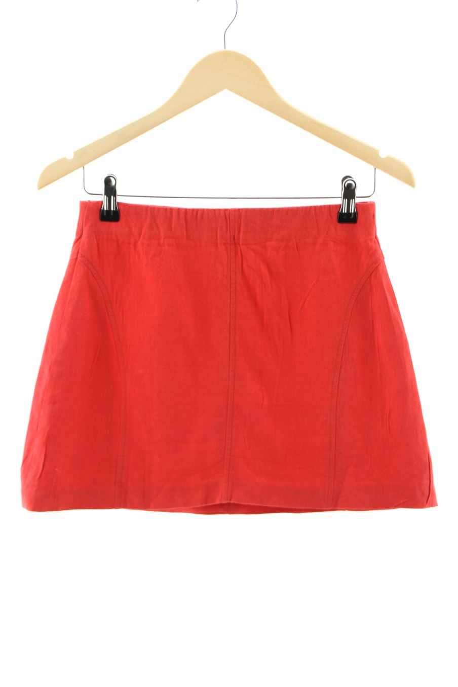 Aufwändiger Rock von Zara Größe S, Farbe Rot, für