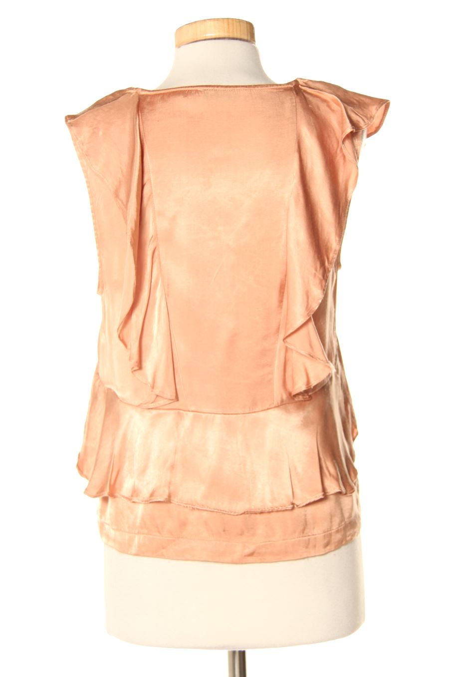 Blouse à manches courtes Mango de la taille S, de couleur beige