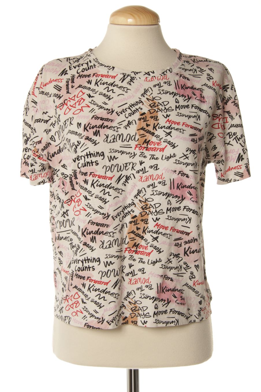T-Shirt von Stradivarius Größe S, Farbe Aufdruck, für