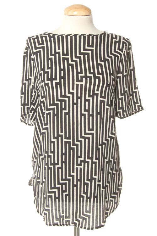 Blusa a maniche corte