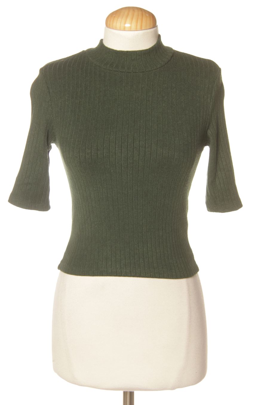 Top de Zara de la talla S, de color verde