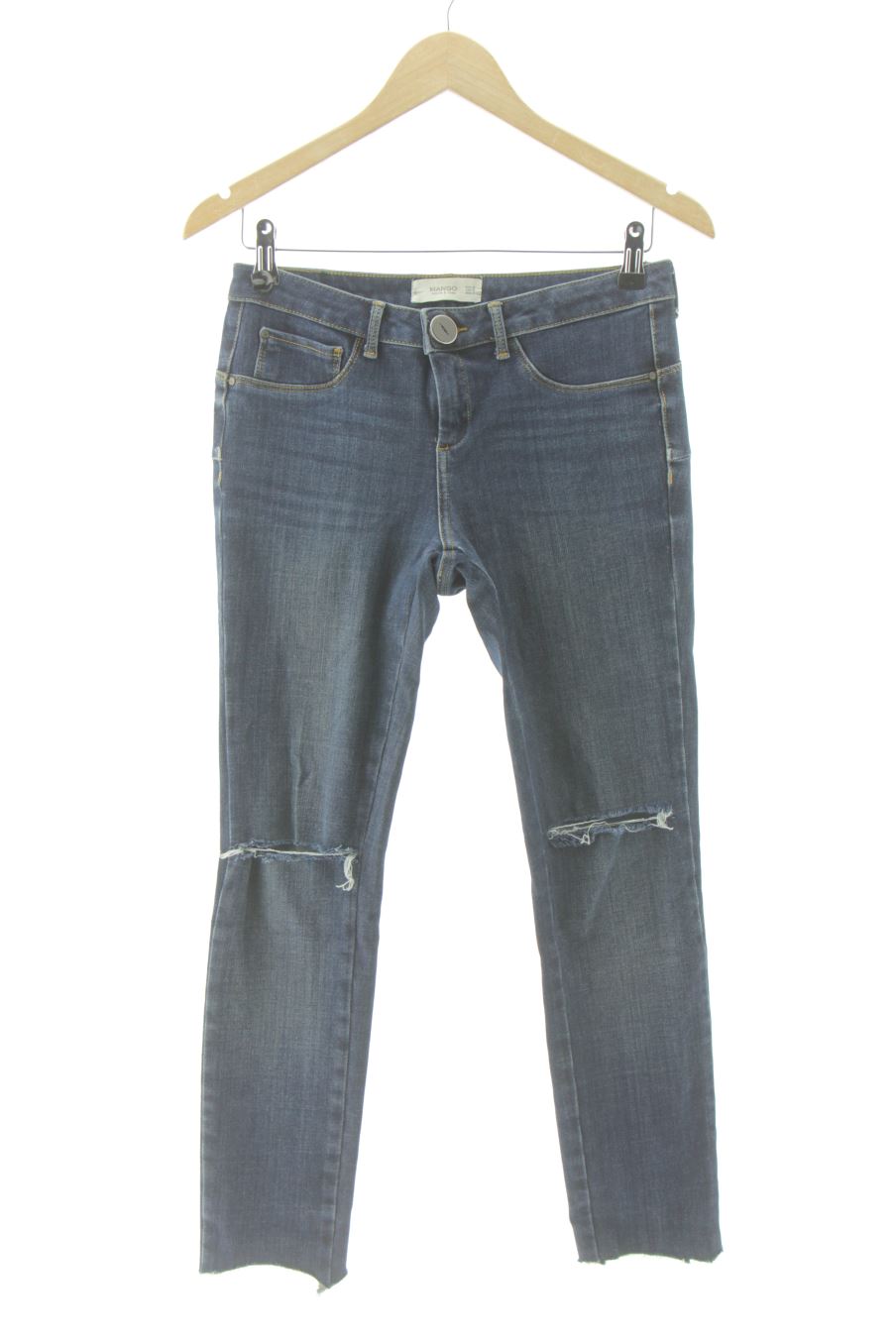 Jeans de Mango de la talla 38, de color blu