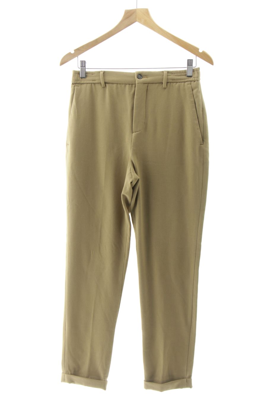 Pantalon Zara de la taille S, de couleur marron