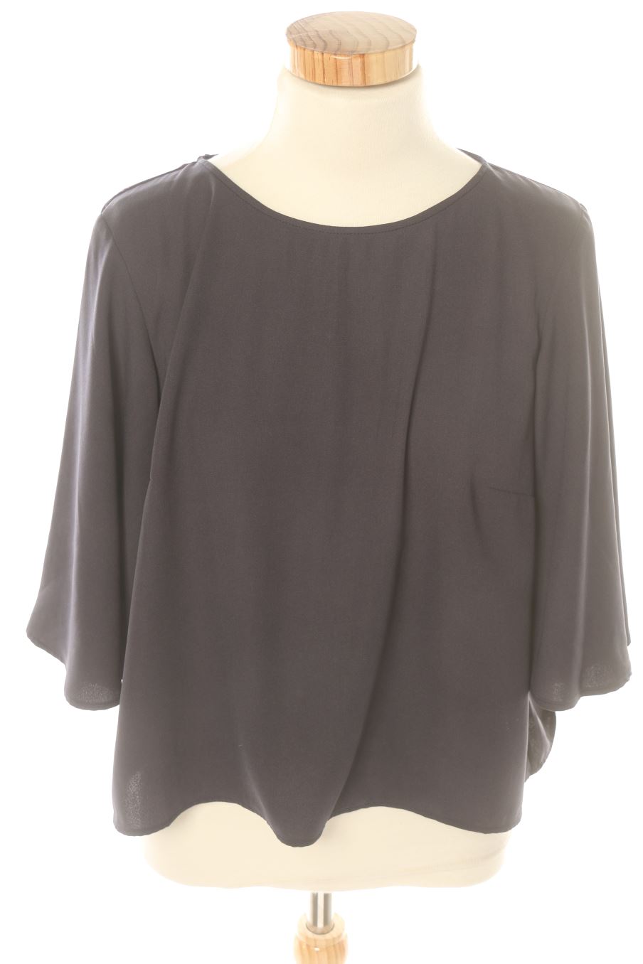 Blouse à manches courtes Camaieu de la taille S, de couleur bleu marine