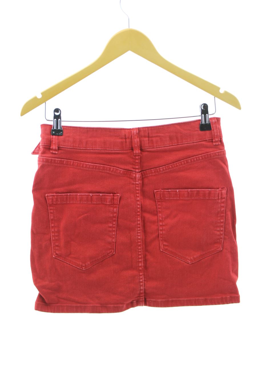 Jupe Bershka de la taille 36, de couleur rouge de denim