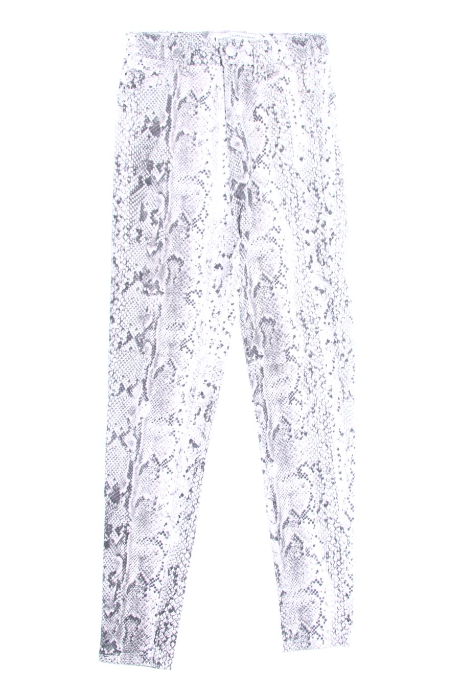 Jeans Stradivarius de la taille 34, de couleur animal print de denim