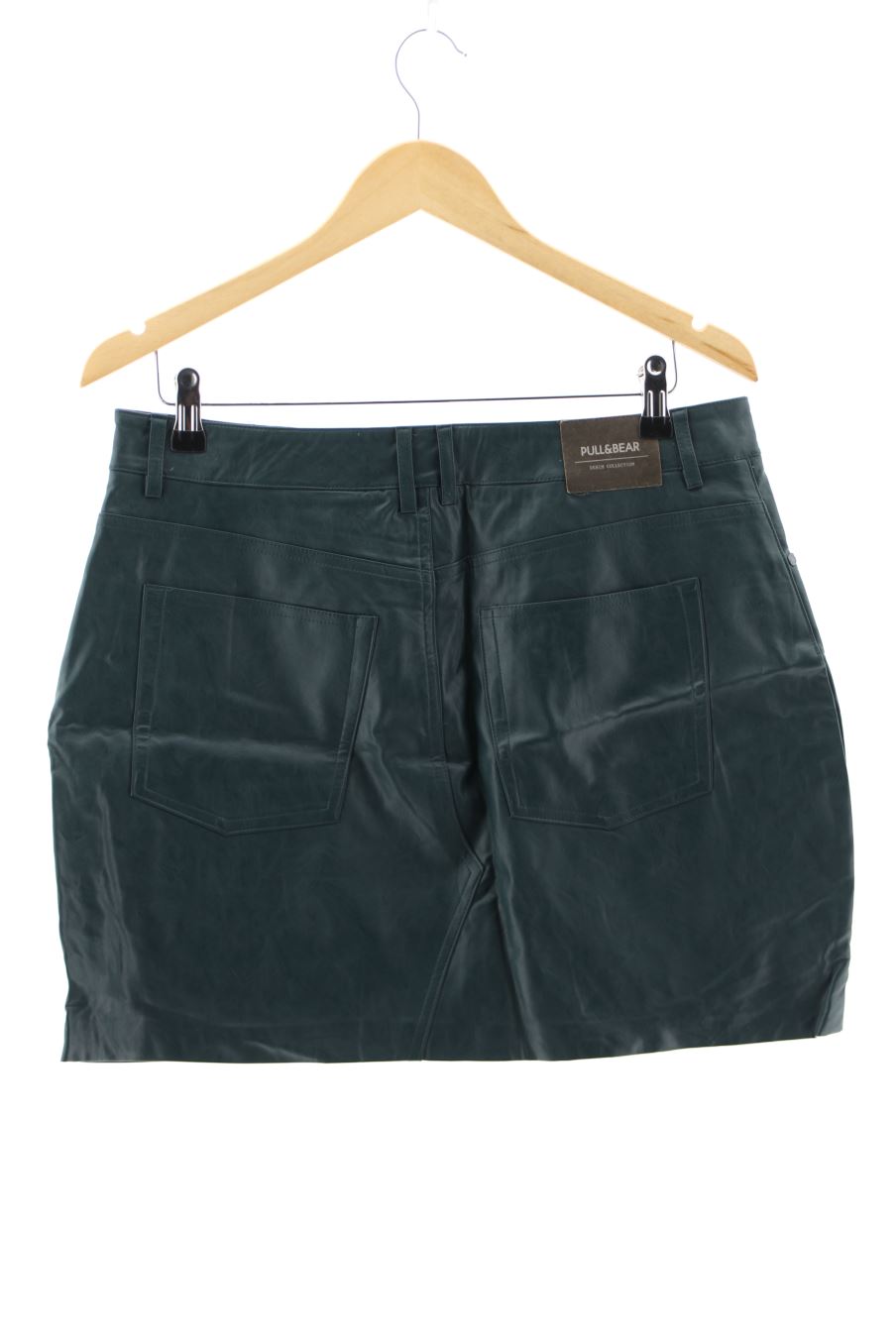 Falda de Pull & Bear de la talla XL, de color verde de sintético