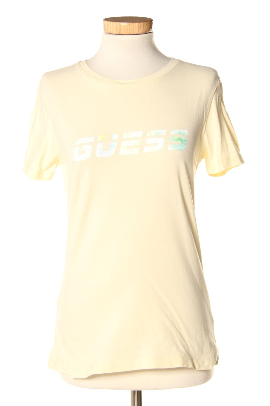 T-shirt Guess de la taille S, de couleur jaune
